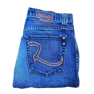 Rock & Republic Embroidered Jeans Size 31 Blue